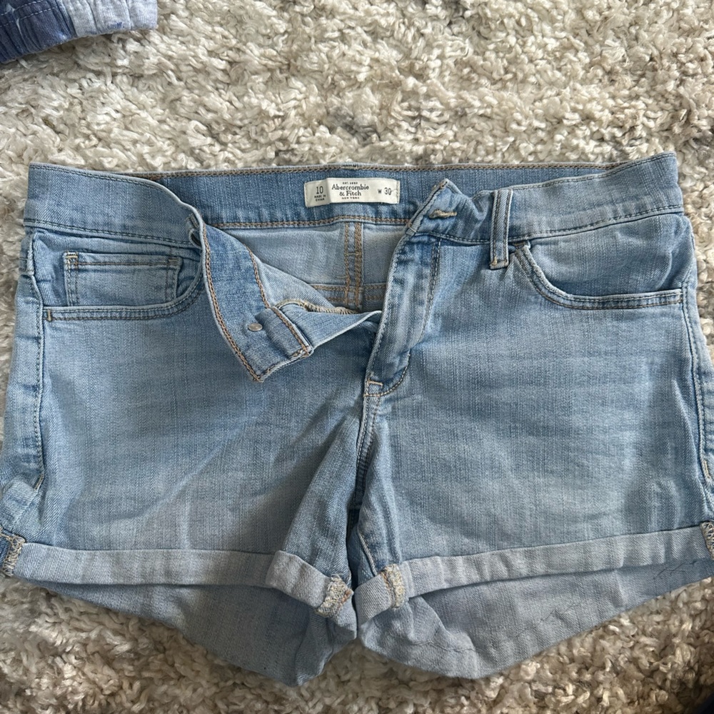 Abercrombie and fitch Jean shorts TWO COLOURS